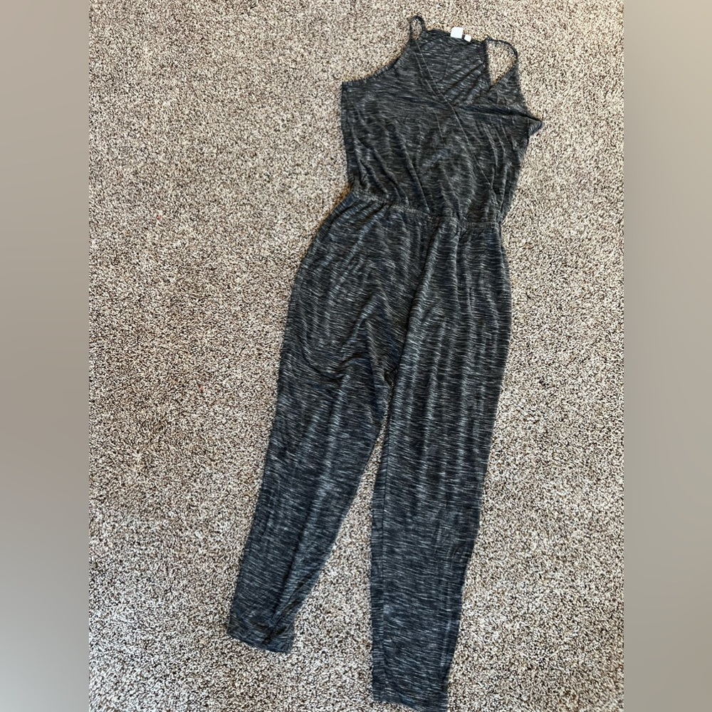 GAP dark gray jumpsuit